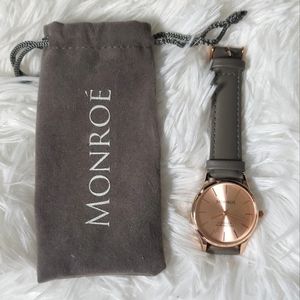 Monroe by Maestro Classique Water Resistant Watch BNWT